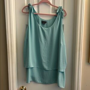 City Chic Aqua Sleeveless Tank Top